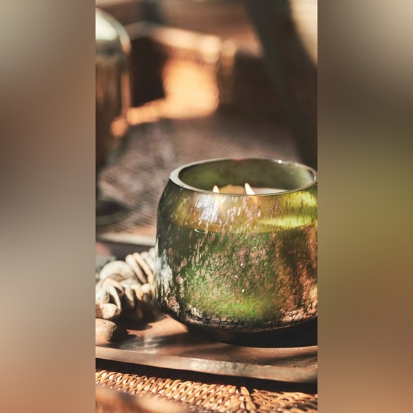 Anthropologie Other - Anthropologie Kindred Woody Fresh Balsam & Cedarwood Glass Candle New 20.8 ozs